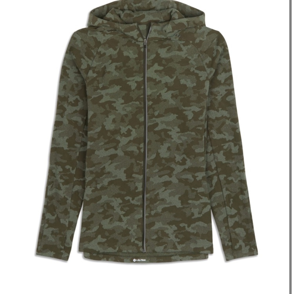 Like New Surge Warm Camp Green Hoodie